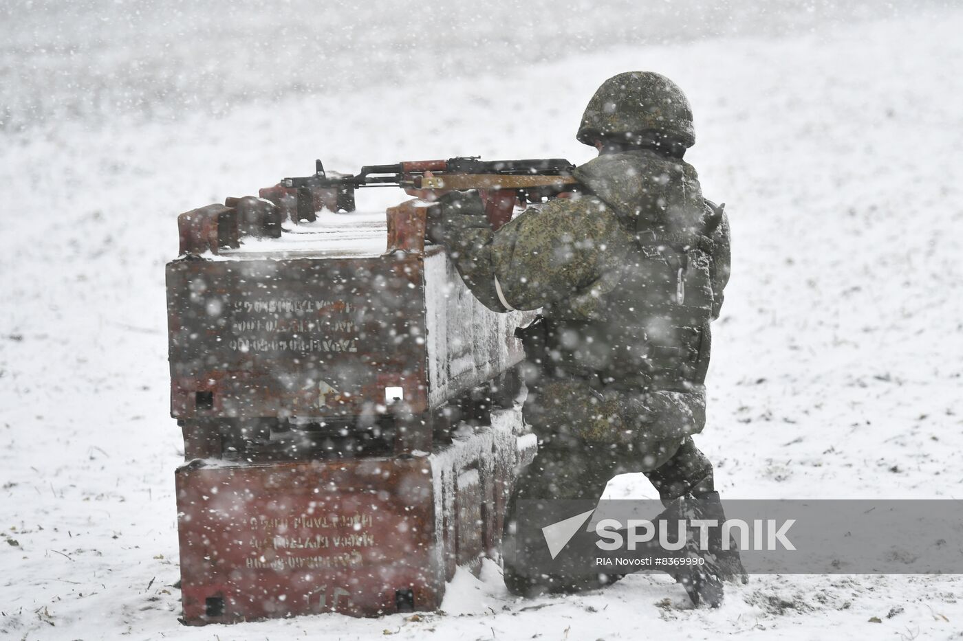 Russia Ukraine Military Operation Reservists Training