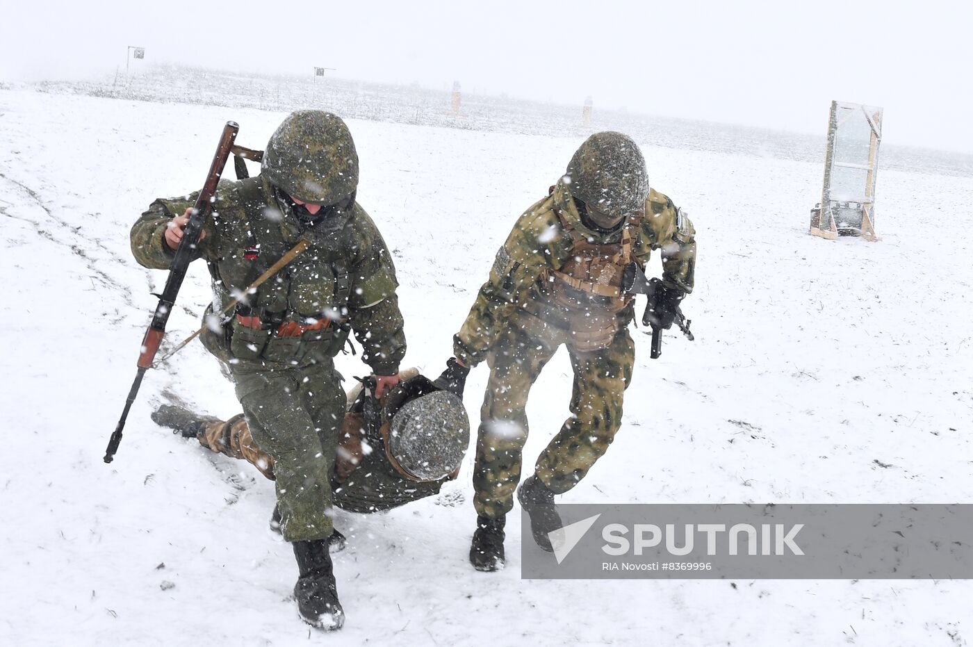 Russia Ukraine Military Operation Reservists Training