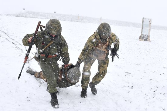 Russia Ukraine Military Operation Reservists Training