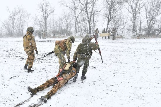 Russia Ukraine Military Operation Reservists Training