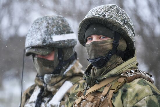 Russia Ukraine Military Operation Reservists Training