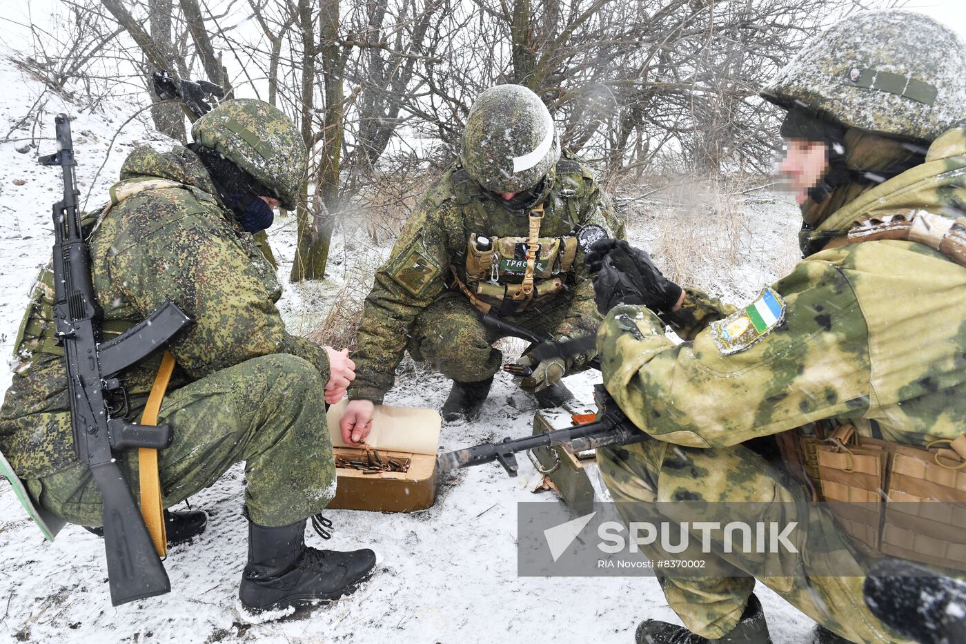 Russia Ukraine Military Operation Reservists Training