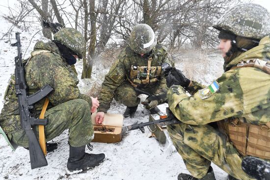 Russia Ukraine Military Operation Reservists Training