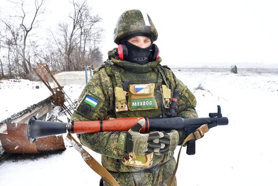 Russia Ukraine Military Operation Reservists Training