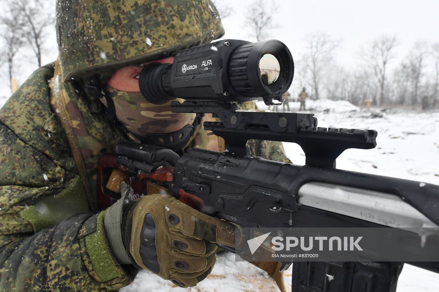 Russia Ukraine Military Operation Reservists Training