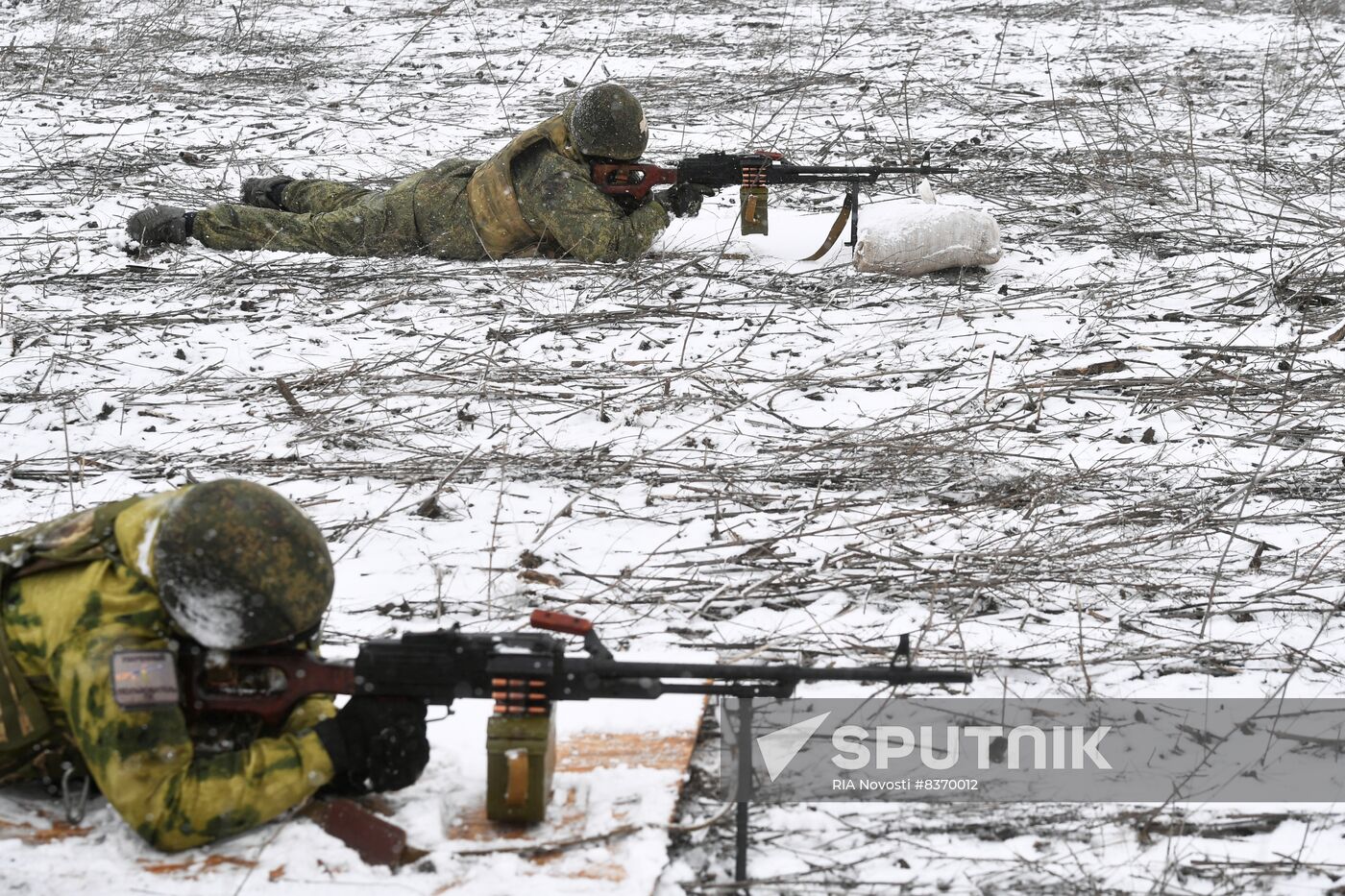 Russia Ukraine Military Operation Reservists Training