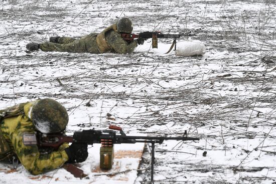 Russia Ukraine Military Operation Reservists Training