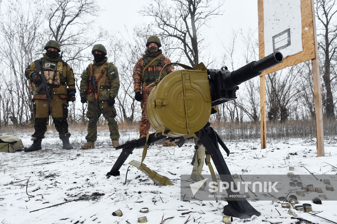 Russia Ukraine Military Operation Reservists Training