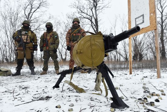 Russia Ukraine Military Operation Reservists Training