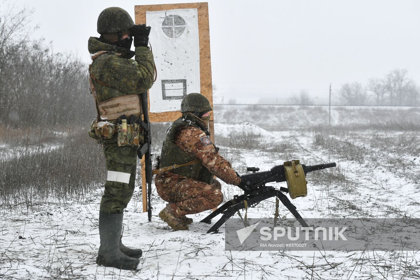 Russia Ukraine Military Operation Reservists Training