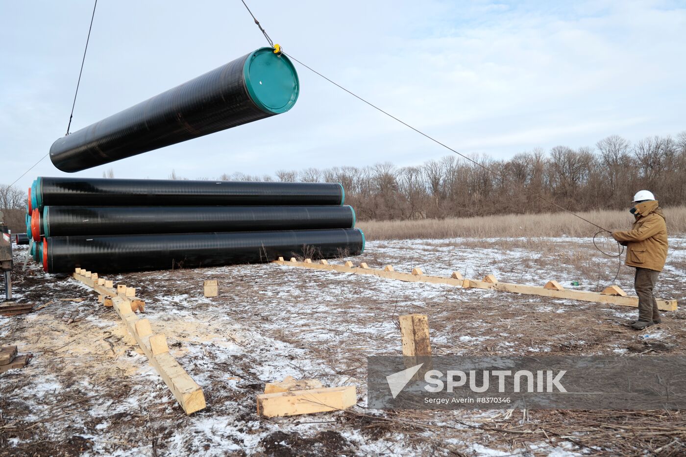 Russia Ukraine Military Operation Pipe Plant