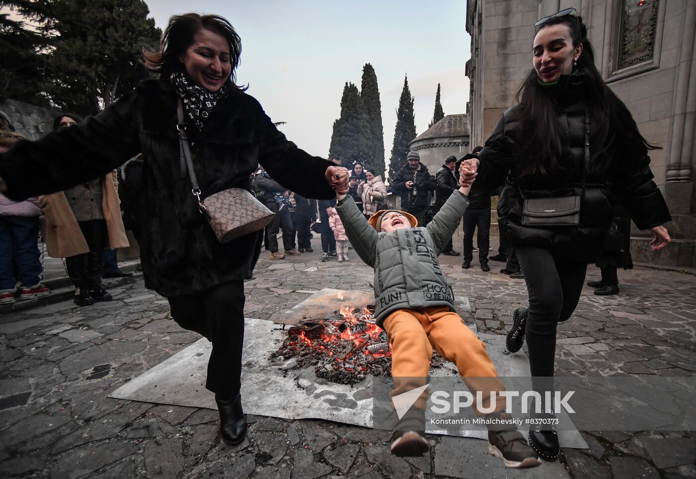 Russia Armenia Trndez Celebration