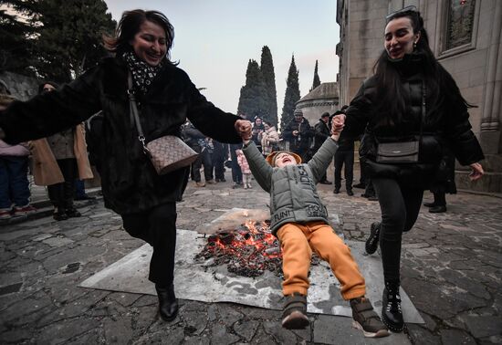 Russia Armenia Trndez Celebration