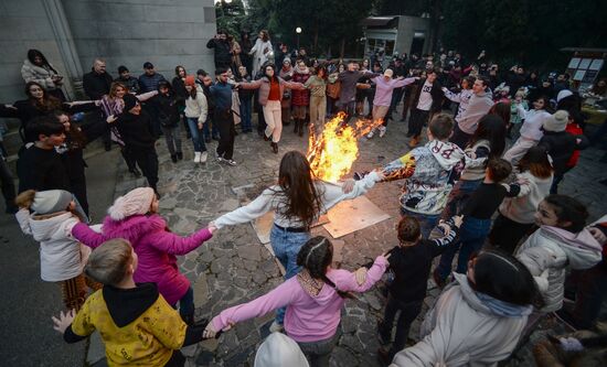 Russia Armenia Trndez Celebration