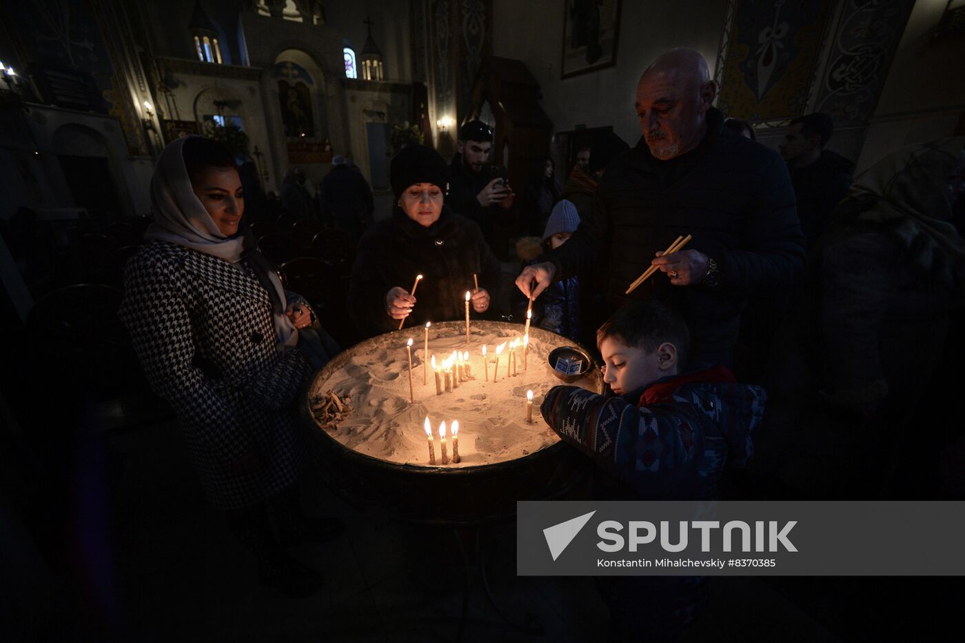 Russia Armenia Trndez Celebration