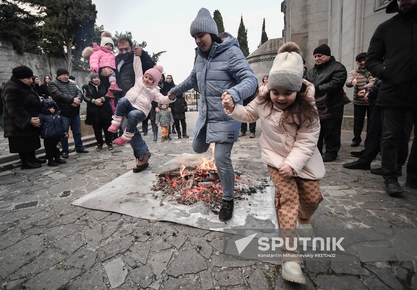 Russia Armenia Trndez Celebration