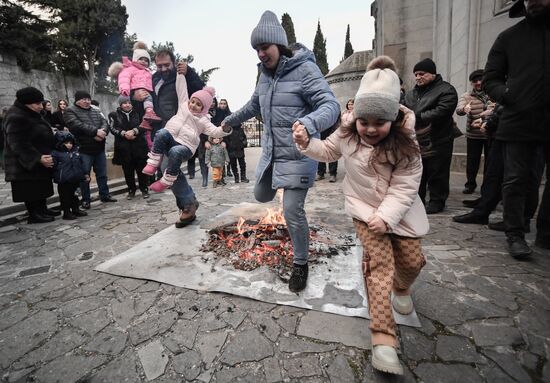 Russia Armenia Trndez Celebration