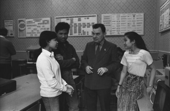 Students from Cambodia studying at Kharkov Polytechnic Institute