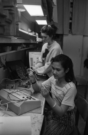 Students from Cambodia studying at Kharkov Polytechnic Institute