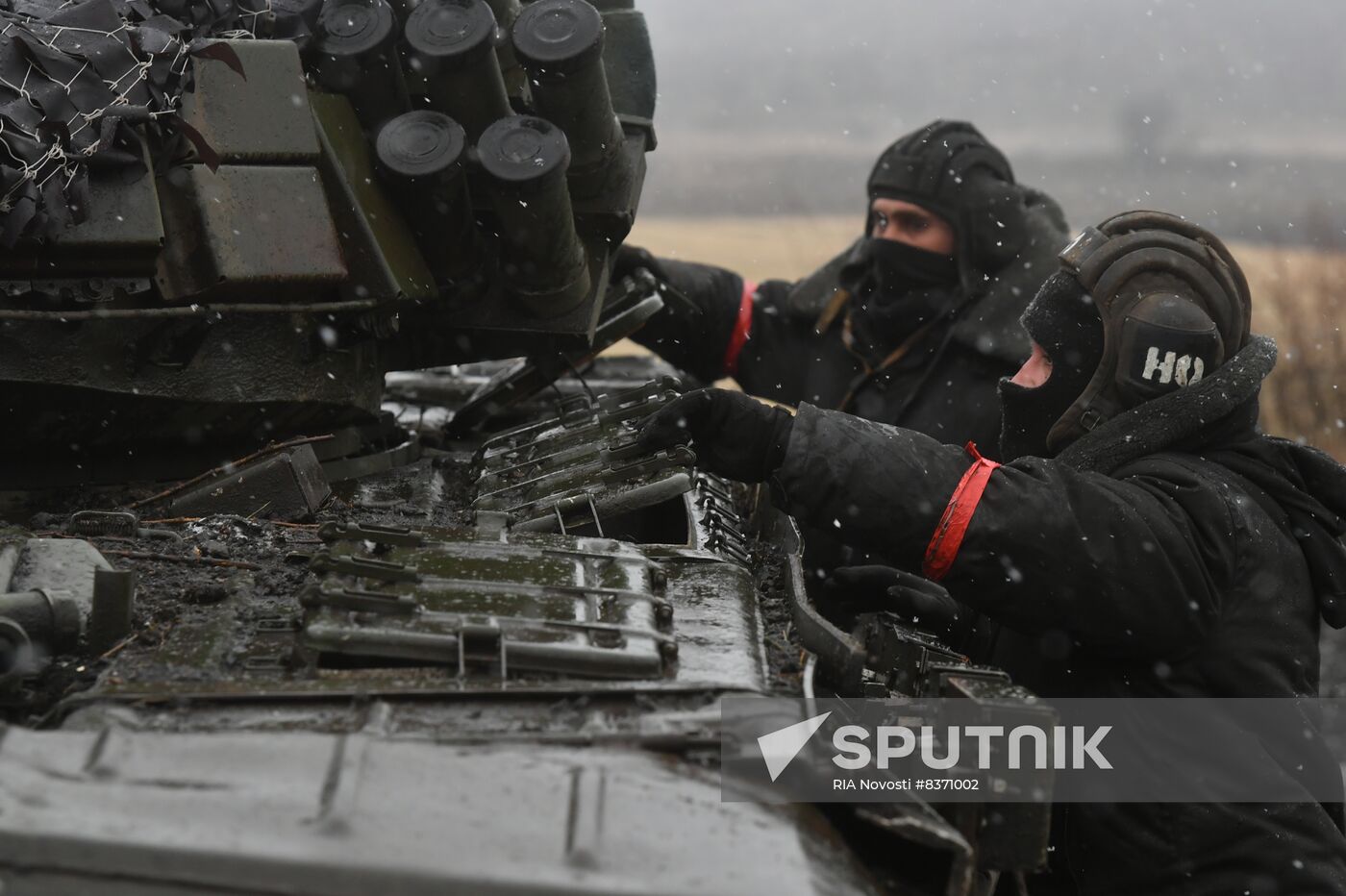 Russia Ukraine Military Operation Tank Unit