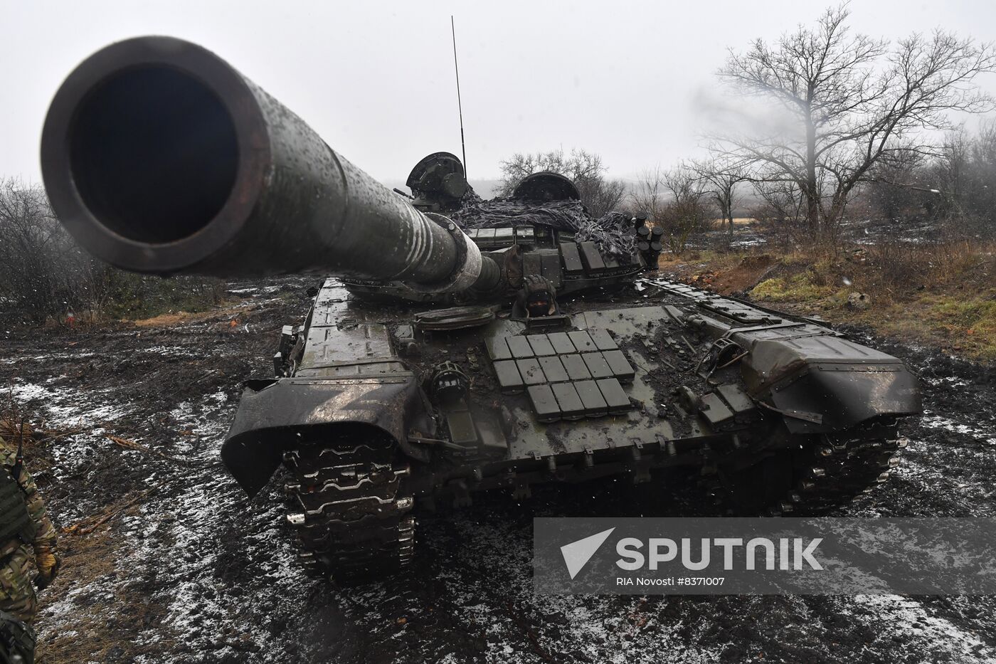 Russia Ukraine Military Operation Tank Unit
