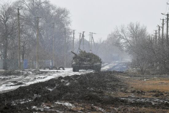 Russia Ukraine Military Operation Tank Unit
