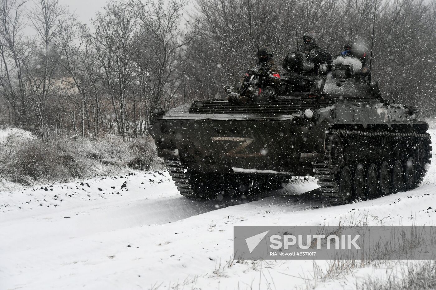 Russia Ukraine Military Operation Tank Unit
