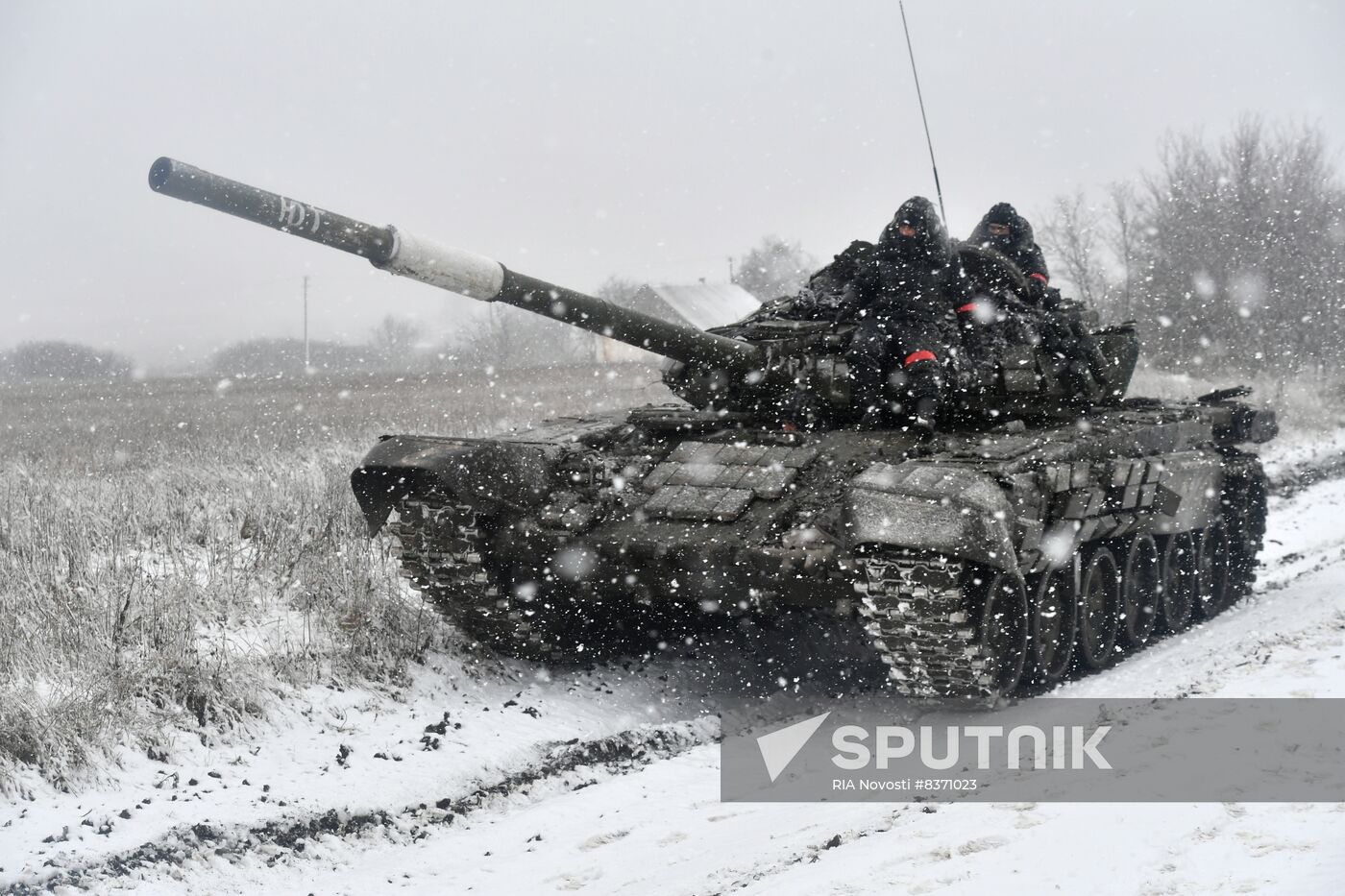 Russia Ukraine Military Operation Tank Unit