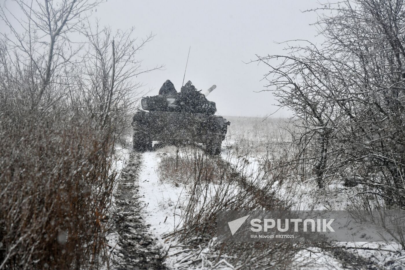Russia Ukraine Military Operation Tank Unit