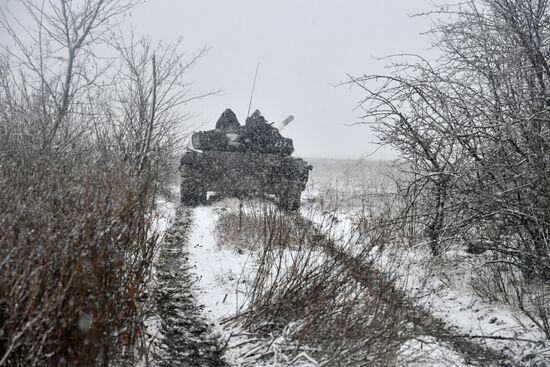 Russia Ukraine Military Operation Tank Unit