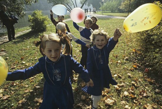 New residential neighborhood in Moscow