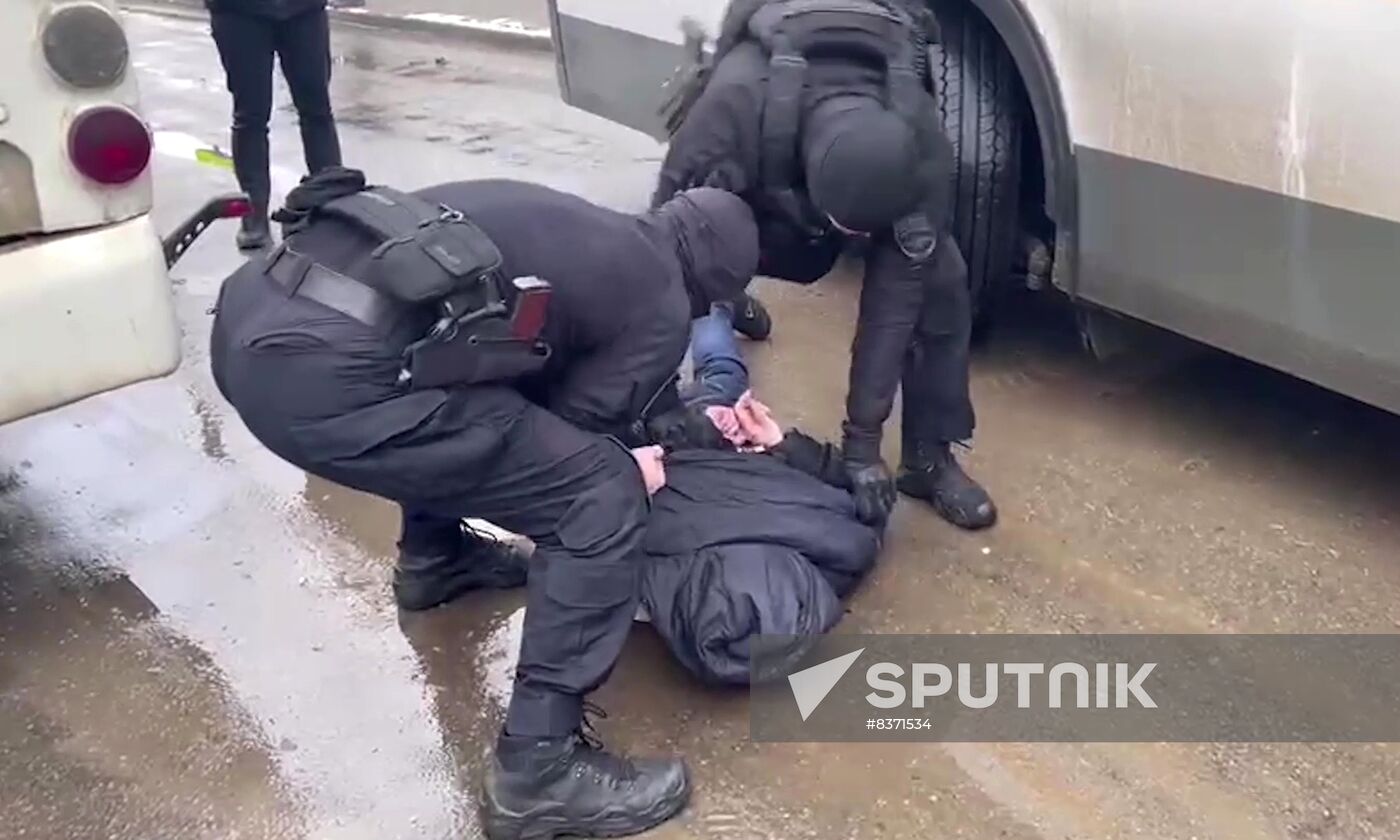 Russia Ukraine Intelligence Agent Detention