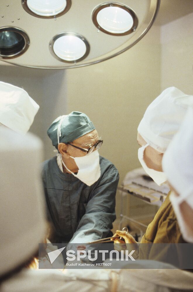 Soviet surgeon Fyodor Uglov