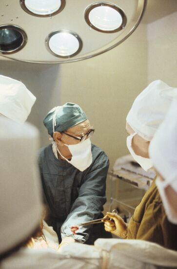 Soviet surgeon Fyodor Uglov