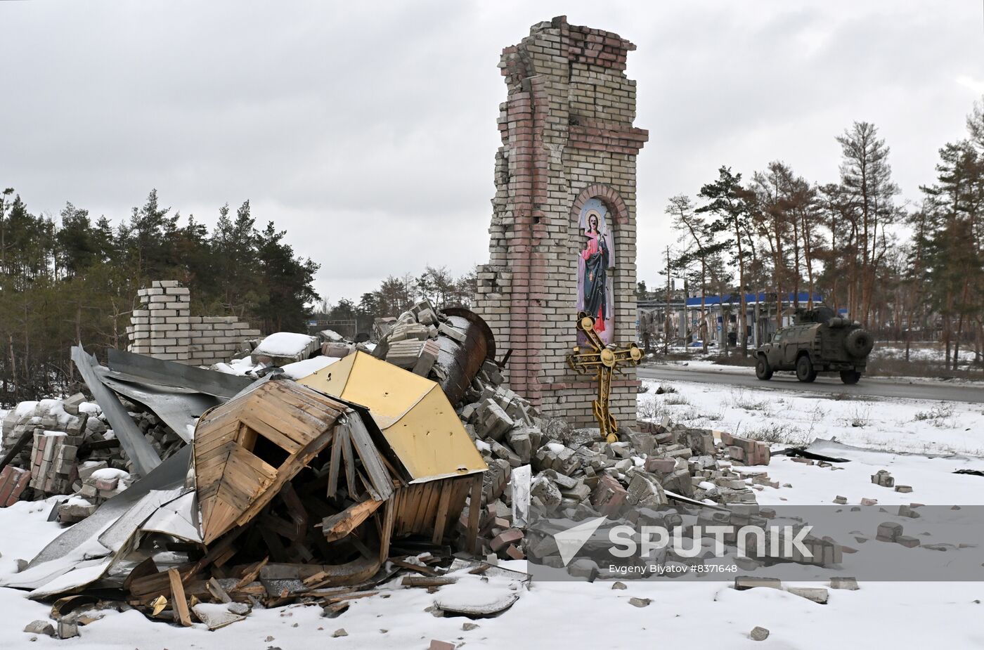 Russia Ukraine Military Operation Shelling