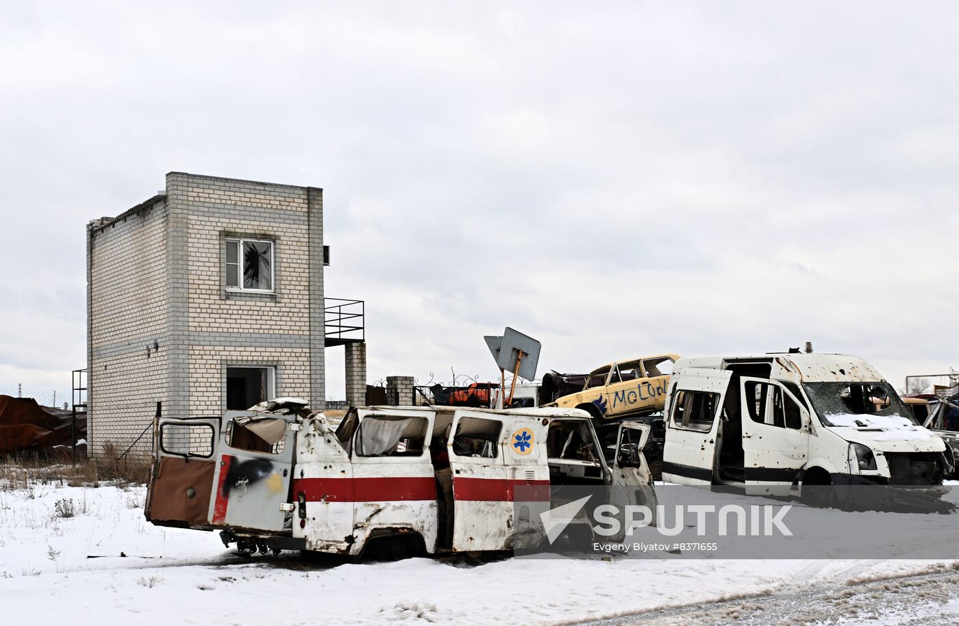 Russia Ukraine Military Operation Shelling