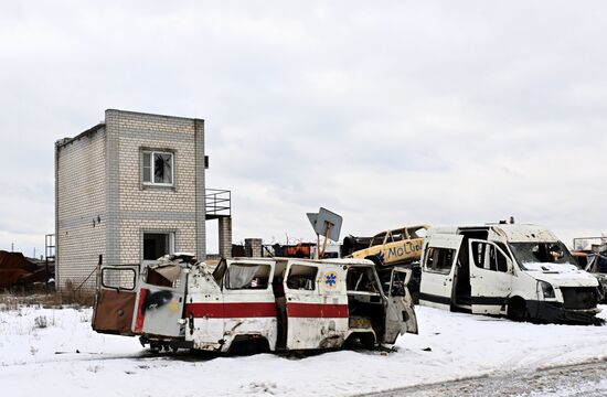 Russia Ukraine Military Operation Shelling