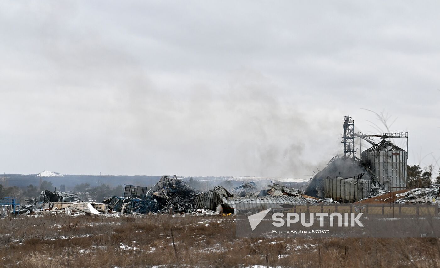 Russia Ukraine Military Operation Shelling