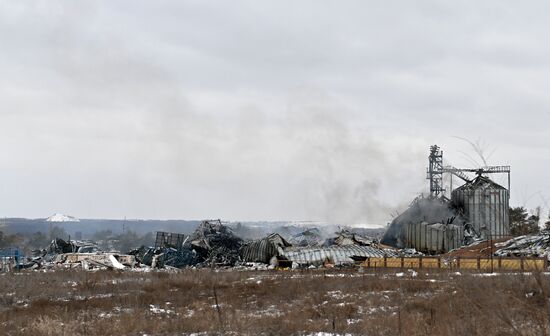Russia Ukraine Military Operation Shelling