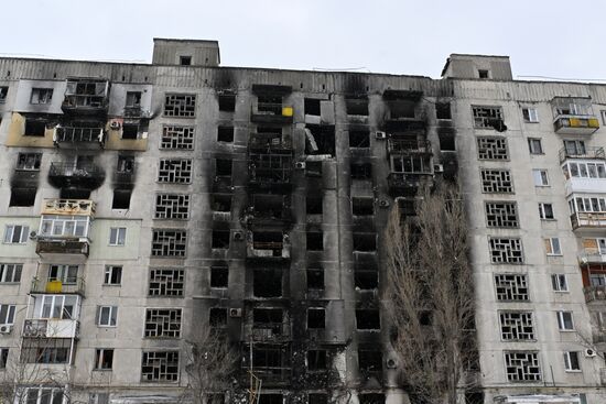 Russia Ukraine Military Operation Shelling