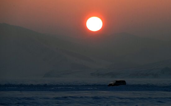 Russia Siberia Ice Road