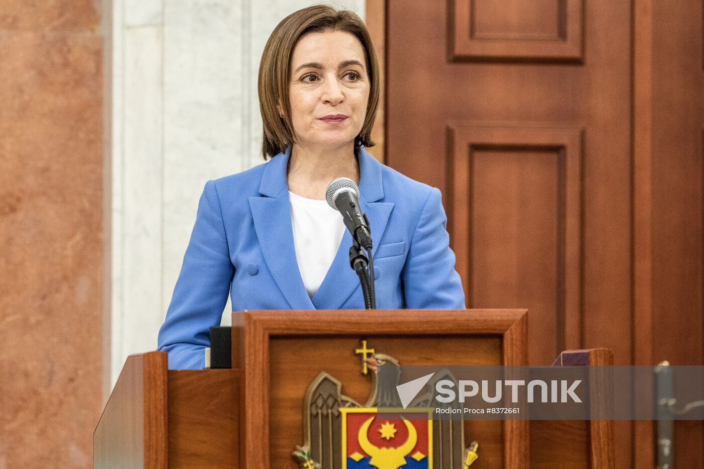 Moldova New Government Swearing-in Ceremony