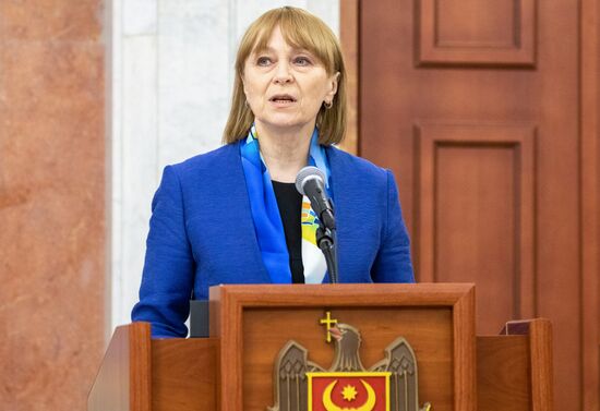 Moldova New Government Swearing-in Ceremony