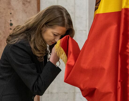 Moldova New Government Swearing-in Ceremony