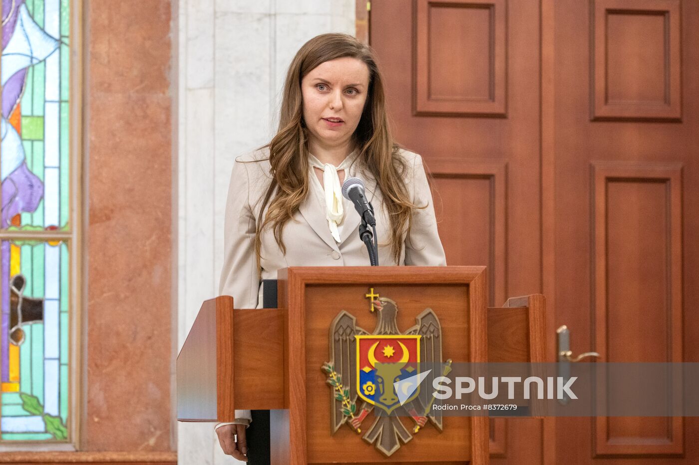 Moldova New Government Swearing-in Ceremony