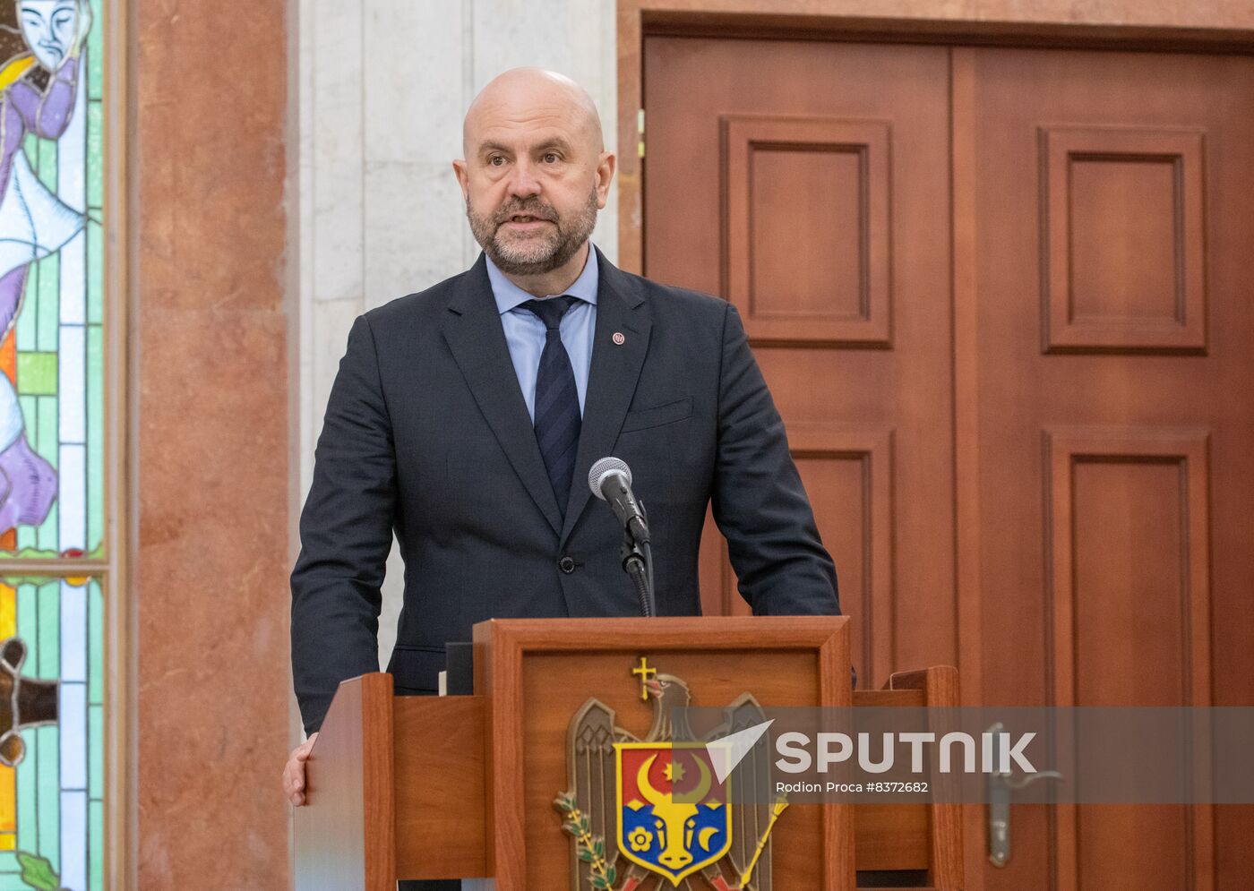 Moldova New Government Swearing-in Ceremony