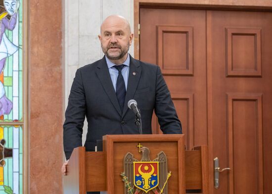 Moldova New Government Swearing-in Ceremony