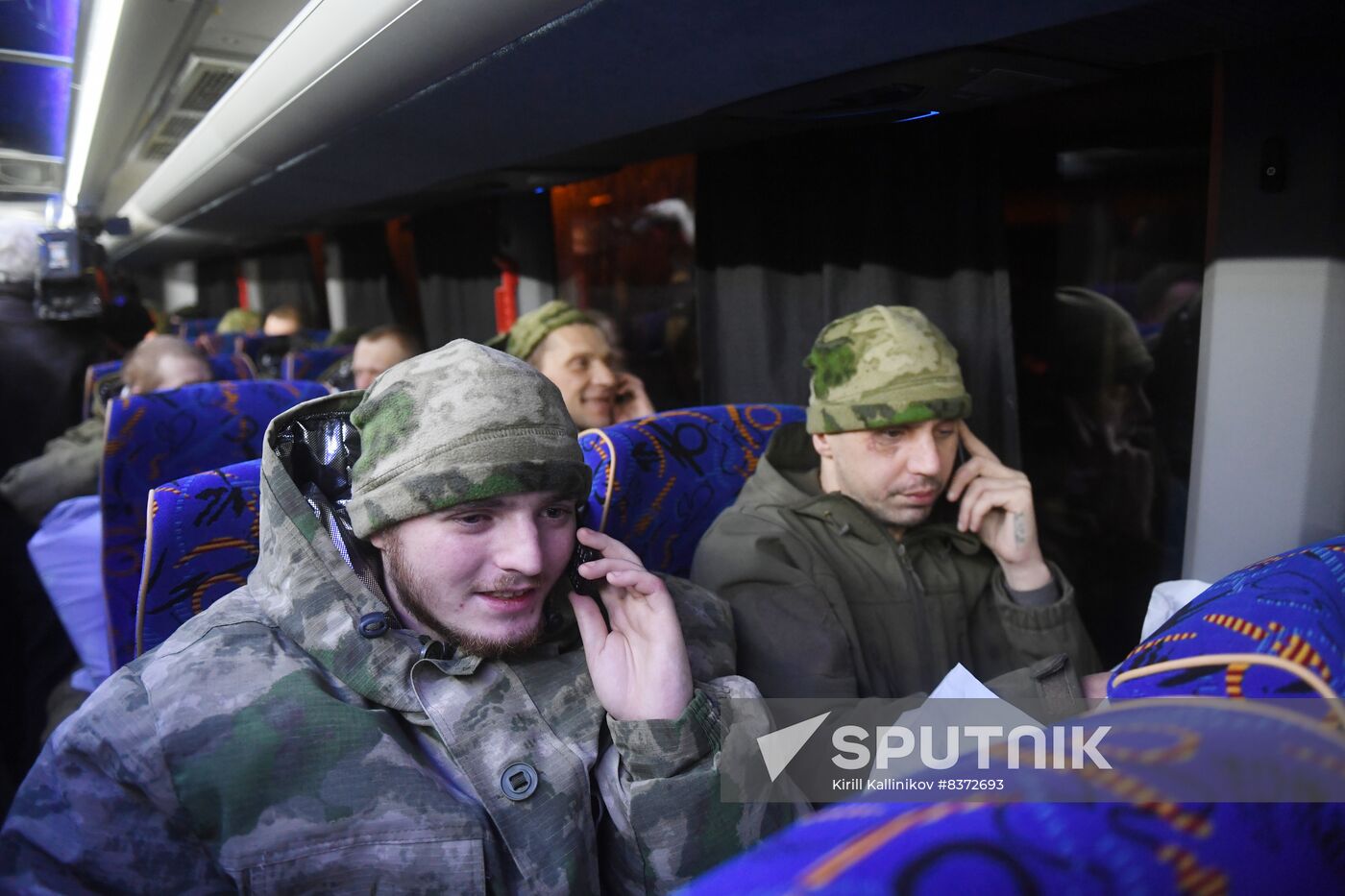 Russia Ukraine Military Operation POW Exchange Arrival