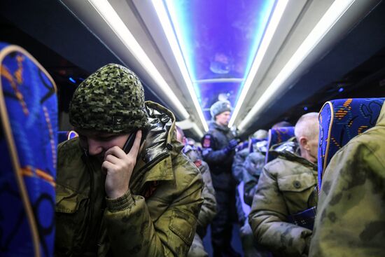 Russia Ukraine Military Operation POW Exchange Arrival