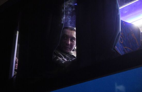 Russia Ukraine Military Operation POW Exchange Arrival